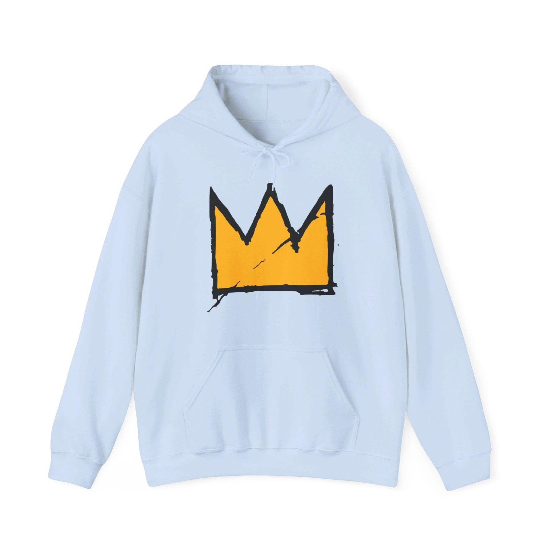 Basquiat Crown Graffiti Art Hoodie - Clothing - Harvey Ltd