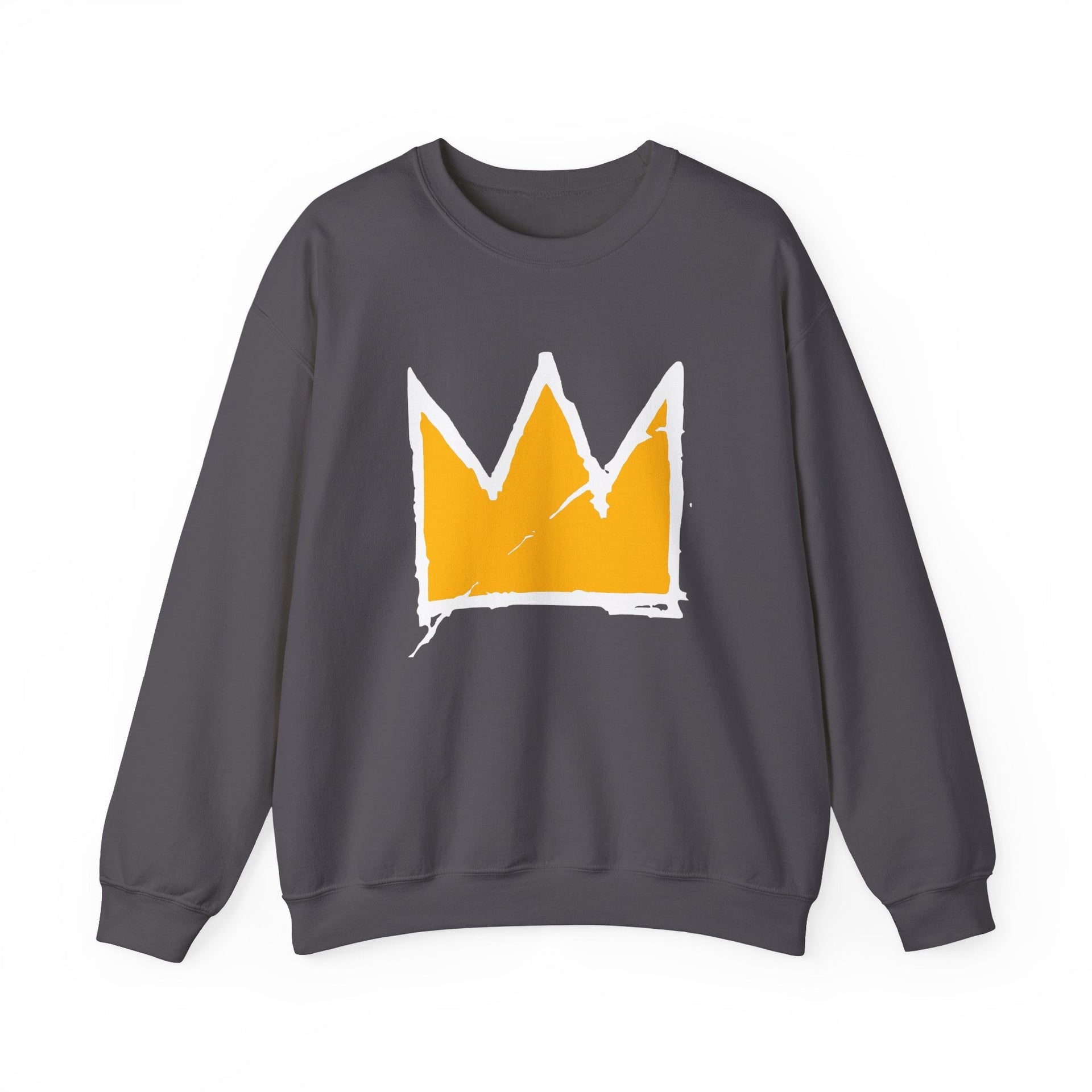 Basquiat Crown Graffiti Artwork Sweatshirt - Clothing - Harvey Ltd