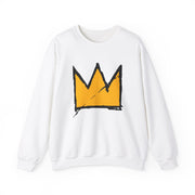 Basquiat Crown Graffiti Artwork Sweatshirt - Clothing - Harvey Ltd