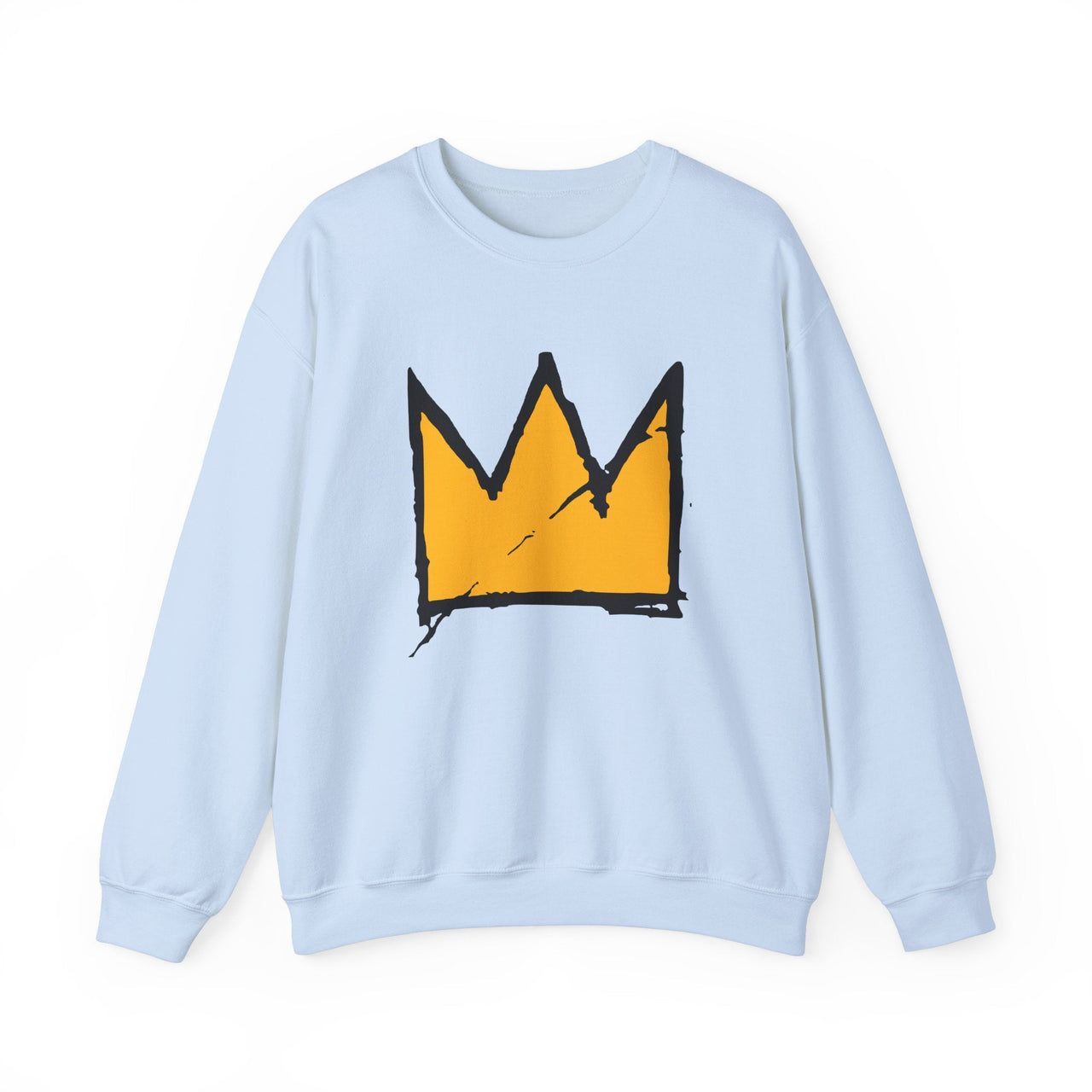 Basquiat Crown Graffiti Artwork Sweatshirt - Clothing - Harvey Ltd