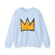 Basquiat Crown Graffiti Artwork Sweatshirt - Clothing - Harvey Ltd