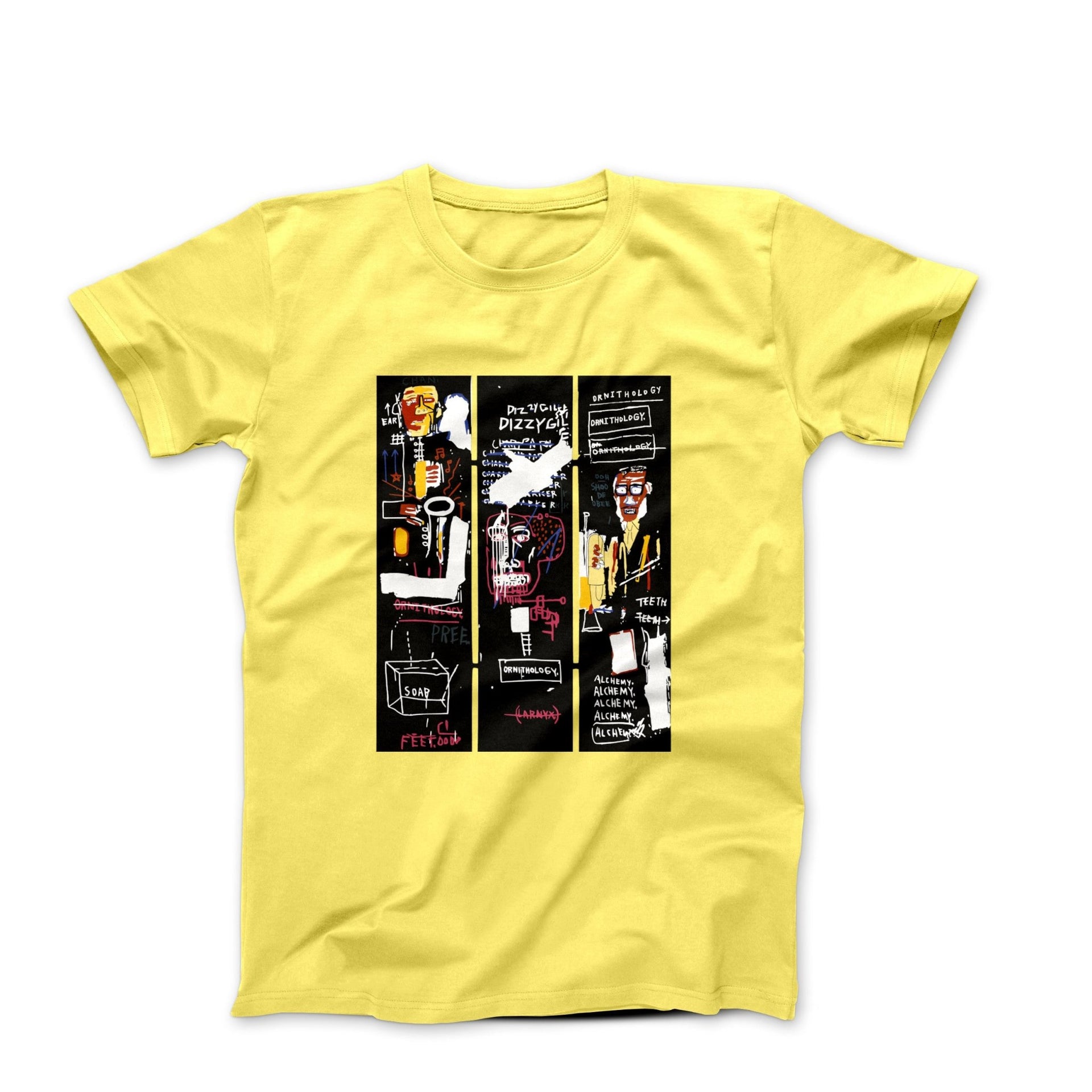 Basquiat Horn Players (1983) Street Art T - shirt - Clothing - Harvey Ltd