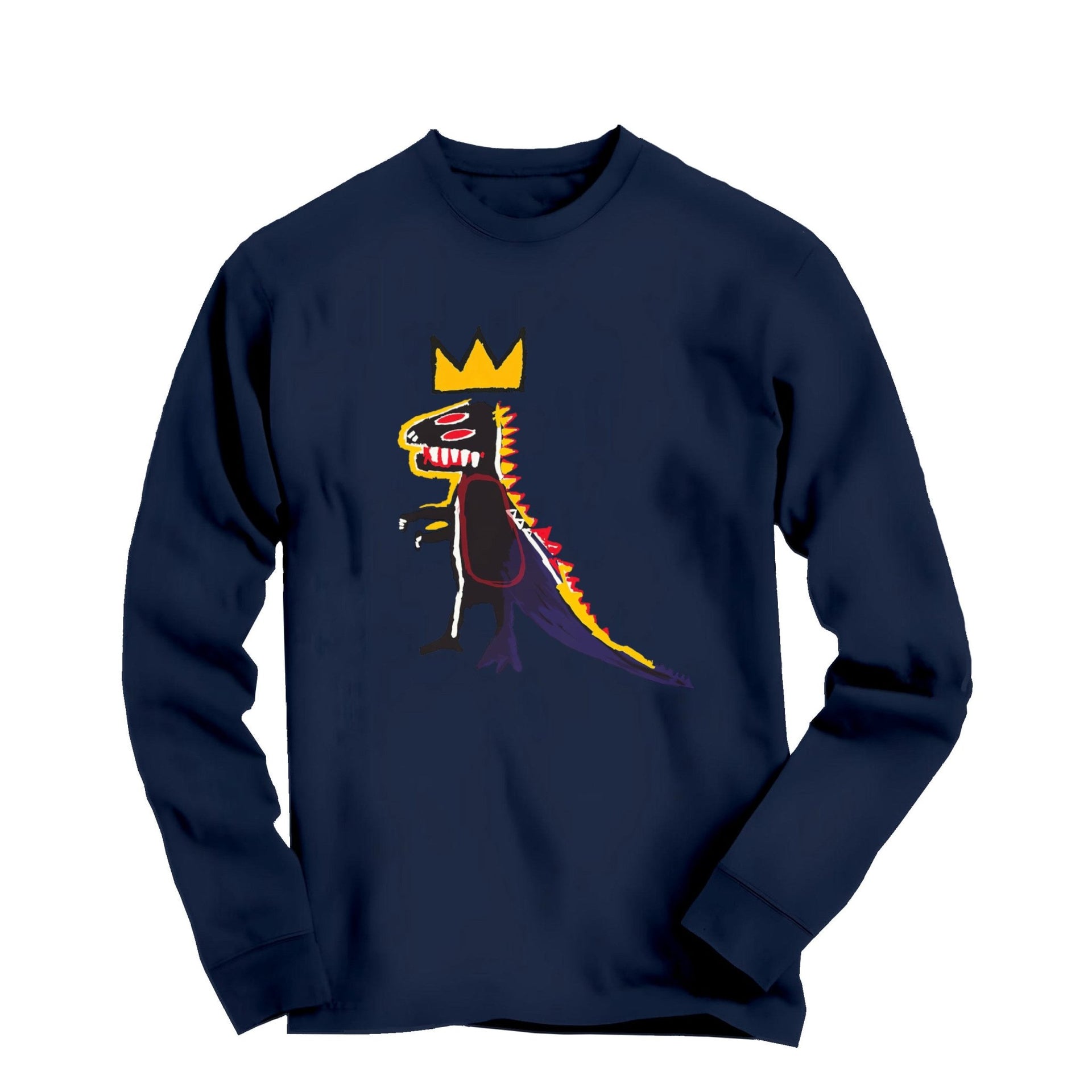 Basquiat Pez Dispenser (Dinosaur) Artwork Long Sleeve Tee - Long - sleeve - Harvey Ltd