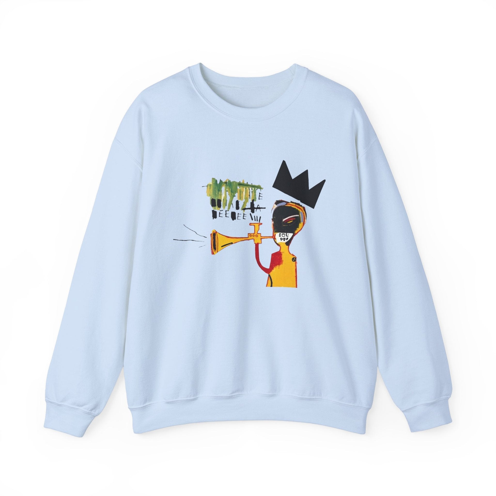 Basquiat Trumpet (1984) Artwork Sweatshirt - Clothing - Harvey Ltd