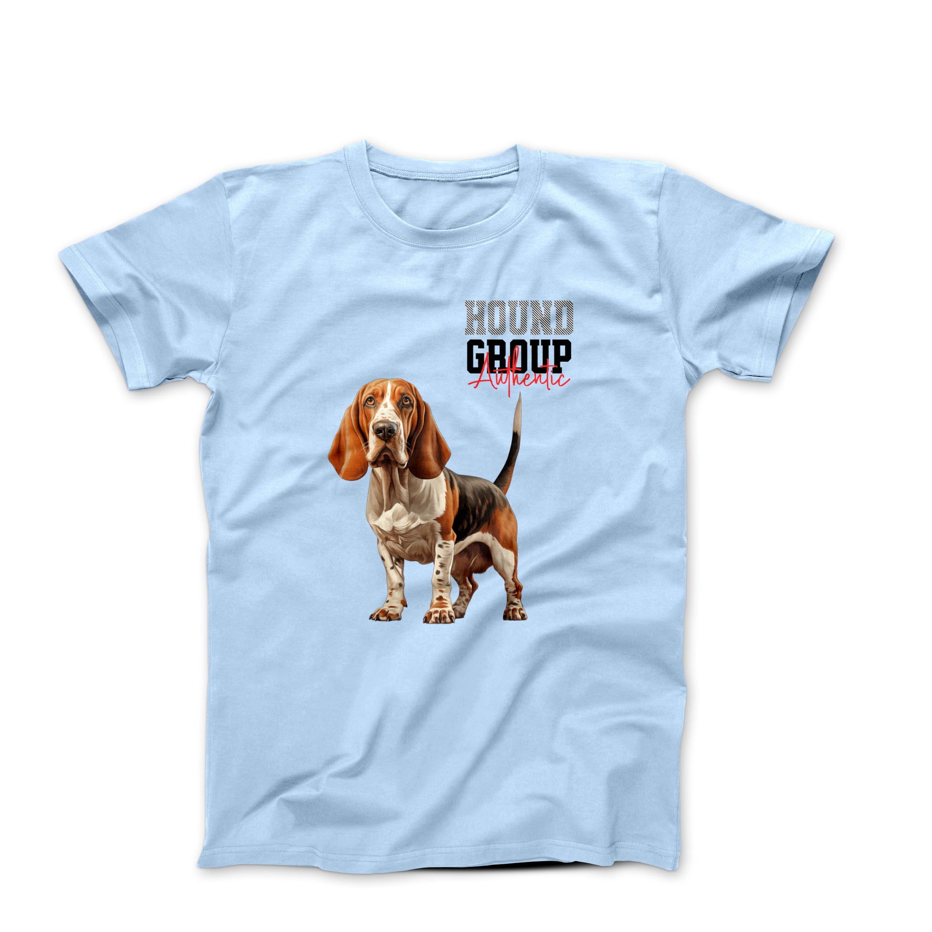 Basset Hound Illustration T-shirt - Pets - Harvey Ltd