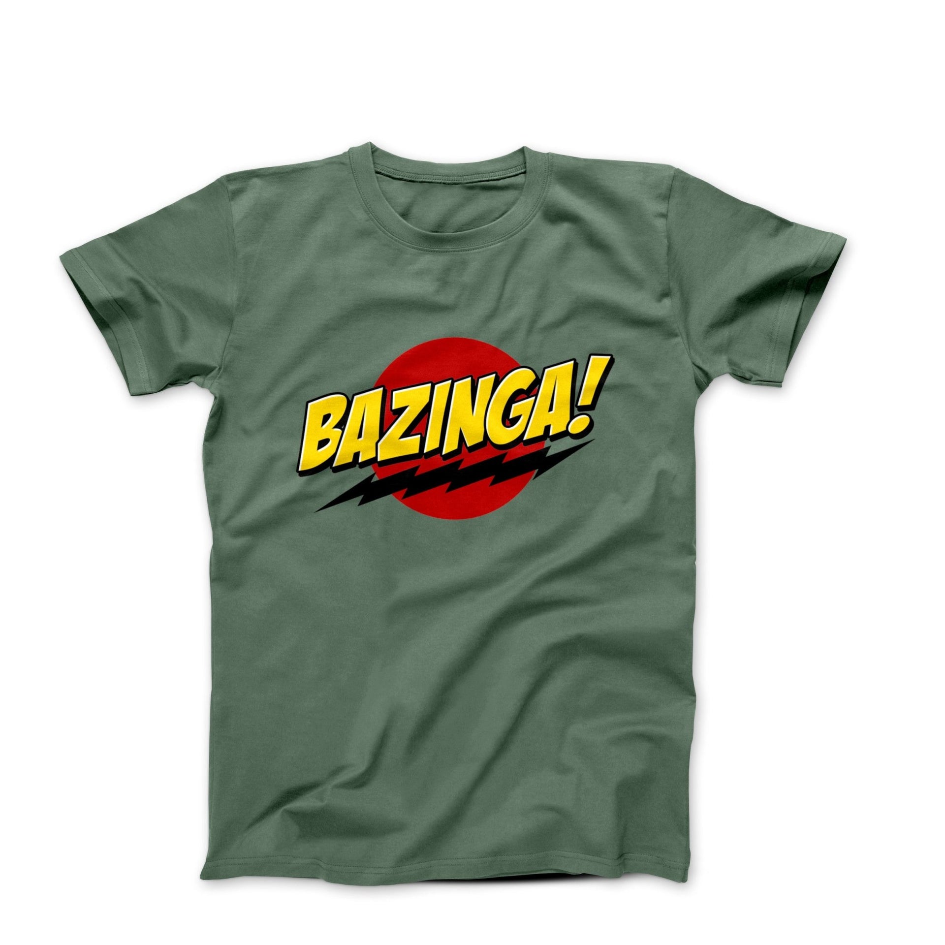Bazinga! Digital Illustration T-Shirt - Comics, Movies & Music - Harvey Ltd