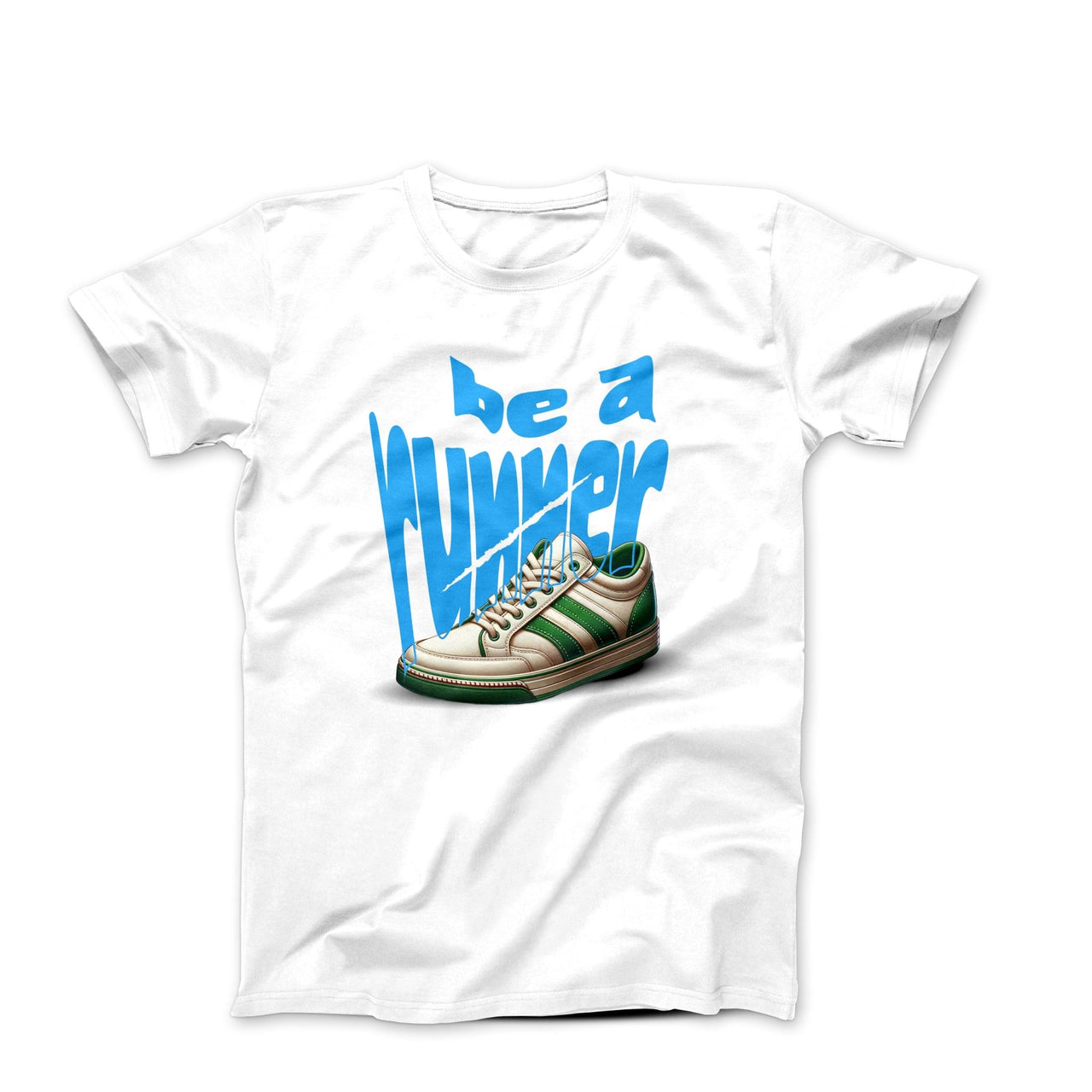 Be A Runner Illustration T-shirt - Relationships & Health - Harvey Ltd