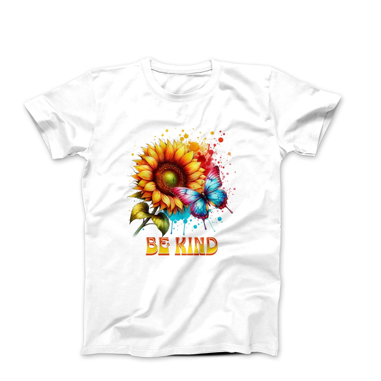 Be Kind Garden Illustration T-shirt - Relationships & Health - Harvey Ltd