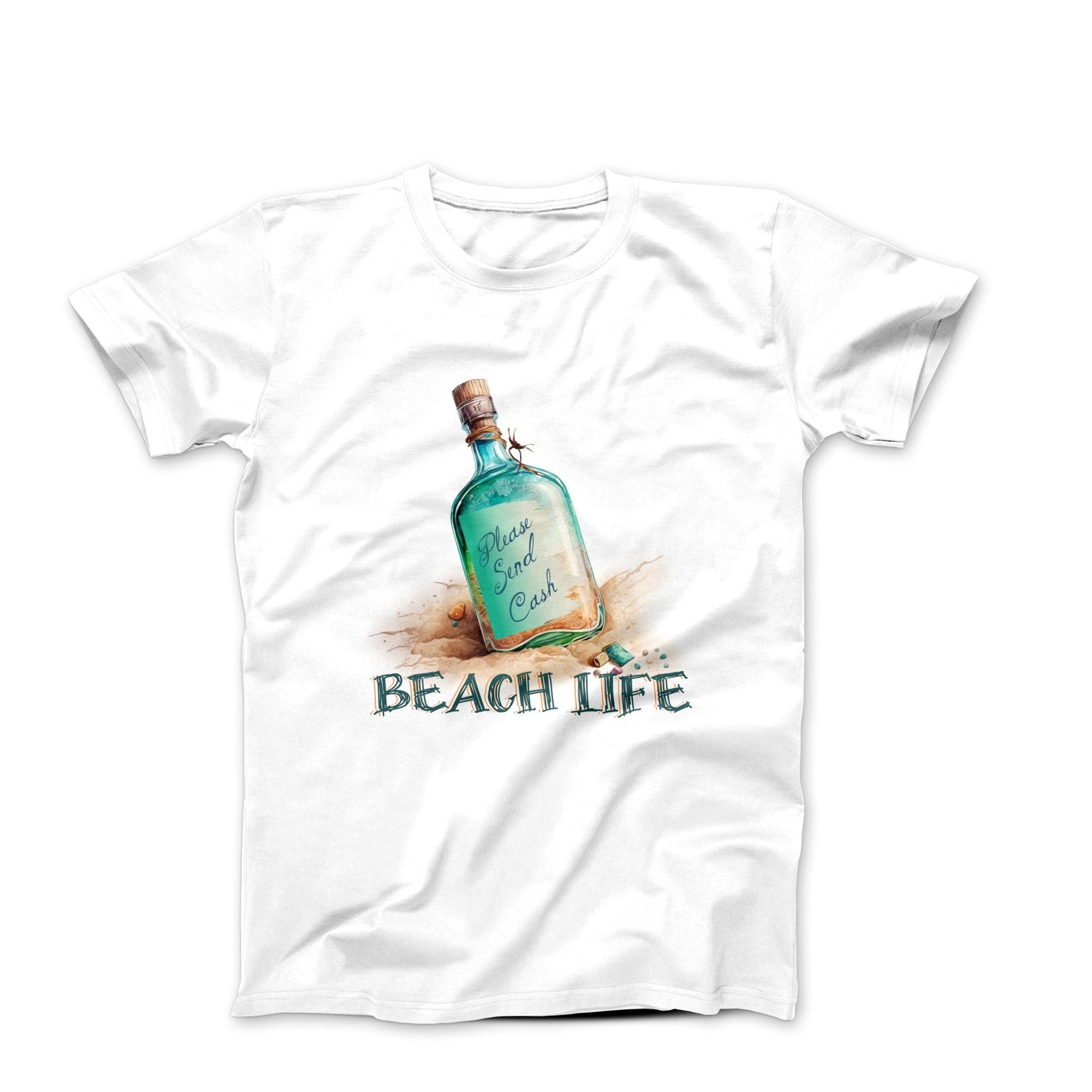 Beach Life Digital Illustration T-shirt - Humorous, Lifestyle & Others - Harvey Ltd