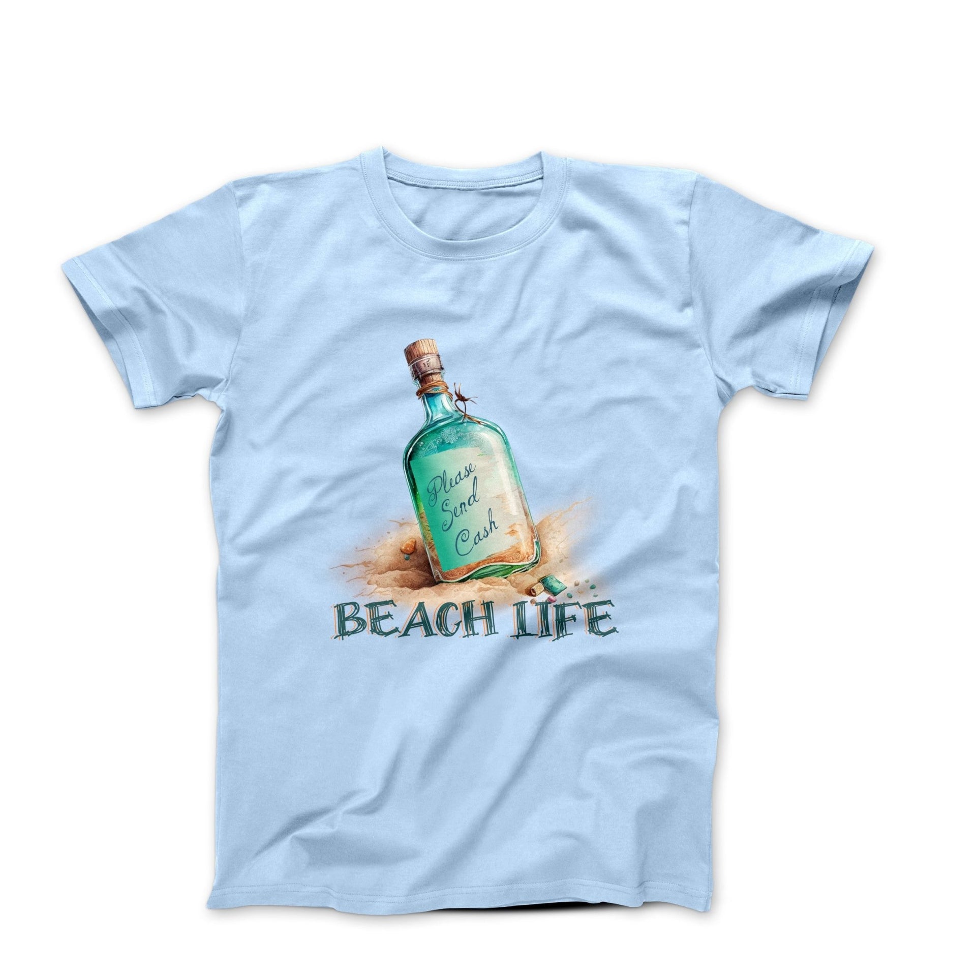 Beach Life Digital Illustration T-shirt - Humorous, Lifestyle & Others - Harvey Ltd