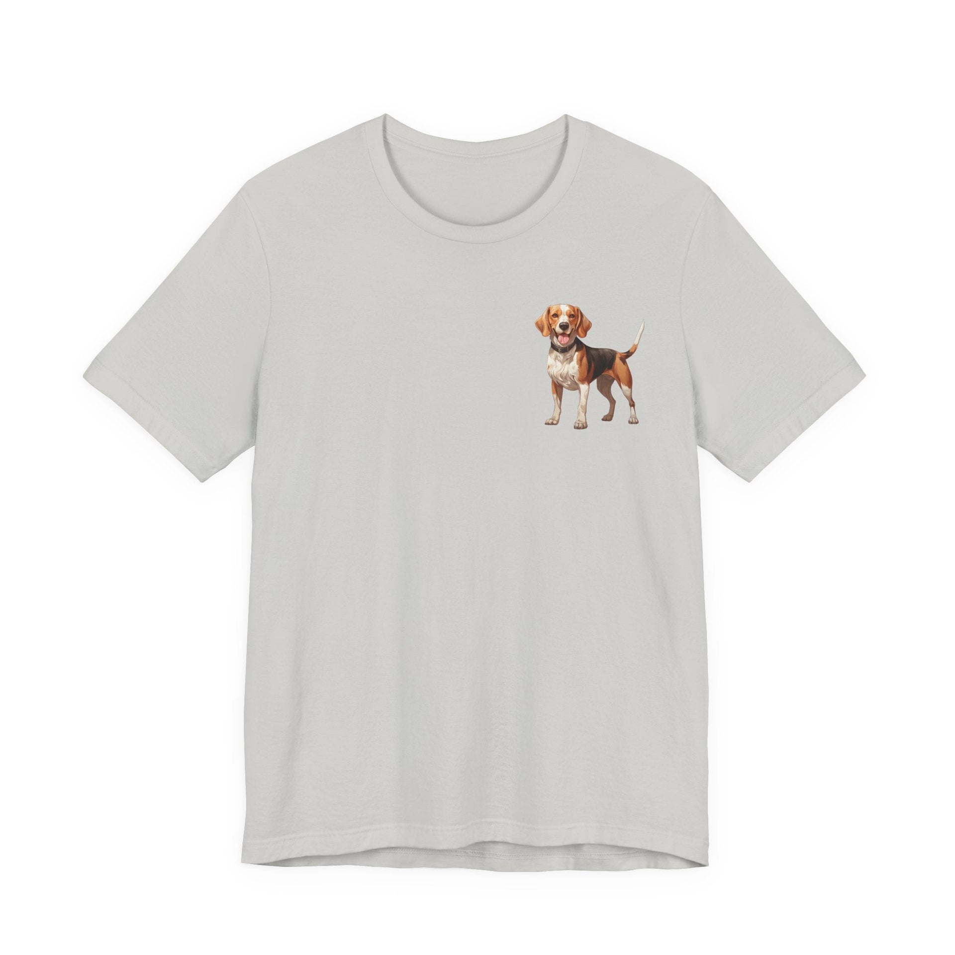 Beagle Illustration Front & Back Printed T-shirt - Pets & Animals - Harvey Ltd