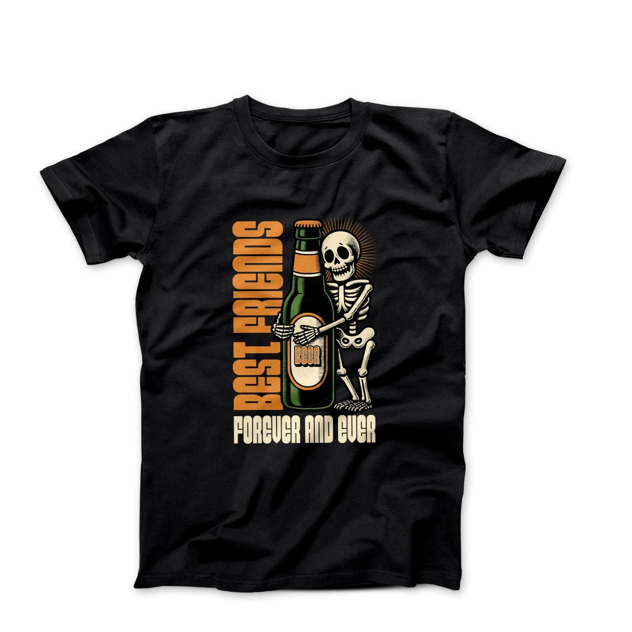 Best Friends Forever Illustration T-shirt - Relationships & Well - Being - Harvey Ltd