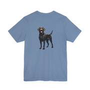 Black Labrador Retriever Front & Back Printed T-shirt - Pets & Animals - Harvey Ltd