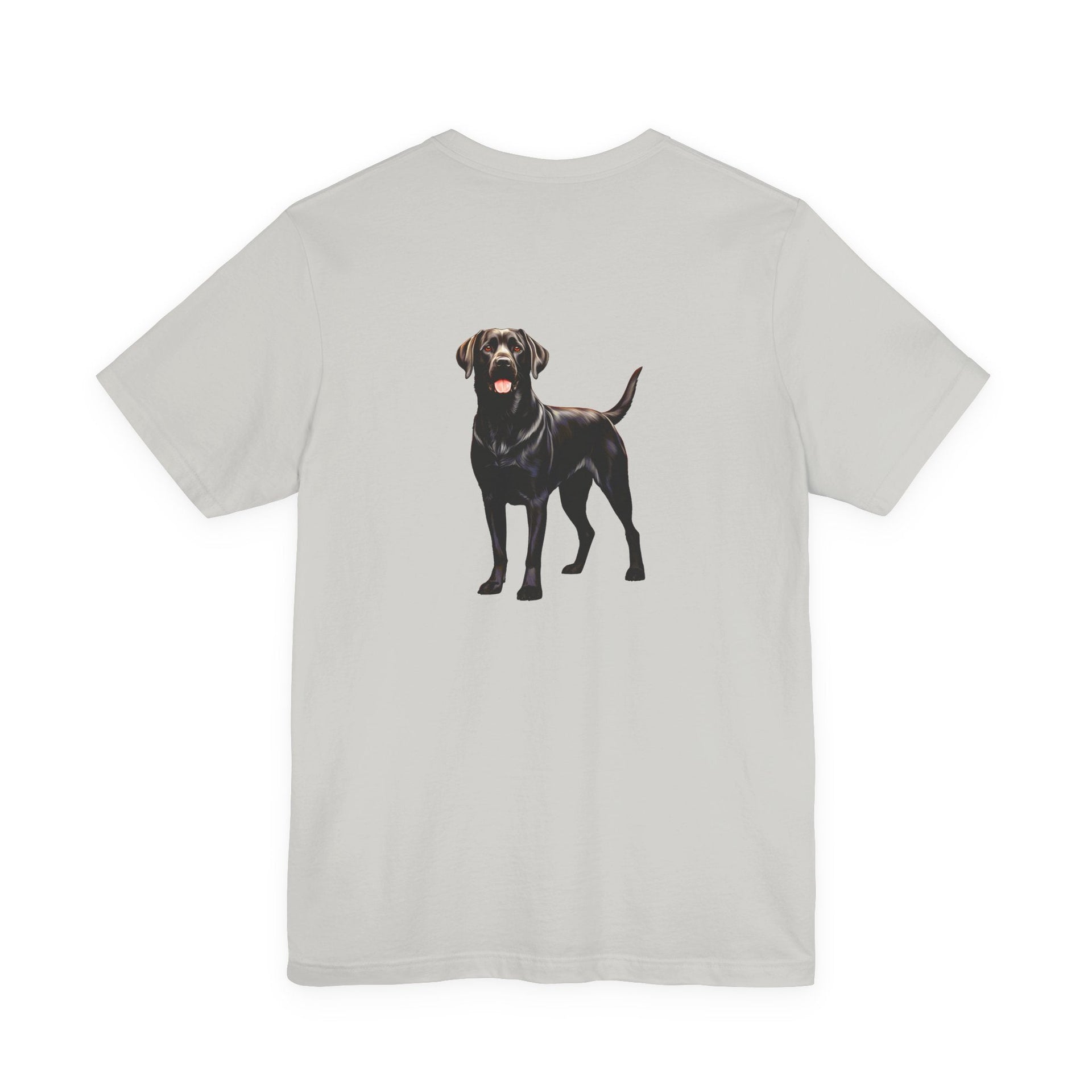 Black Labrador Retriever Front & Back Printed T-shirt - Pets & Animals - Harvey Ltd