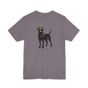 Black Labrador Retriever Front & Back Printed T-shirt - Pets & Animals - Harvey Ltd
