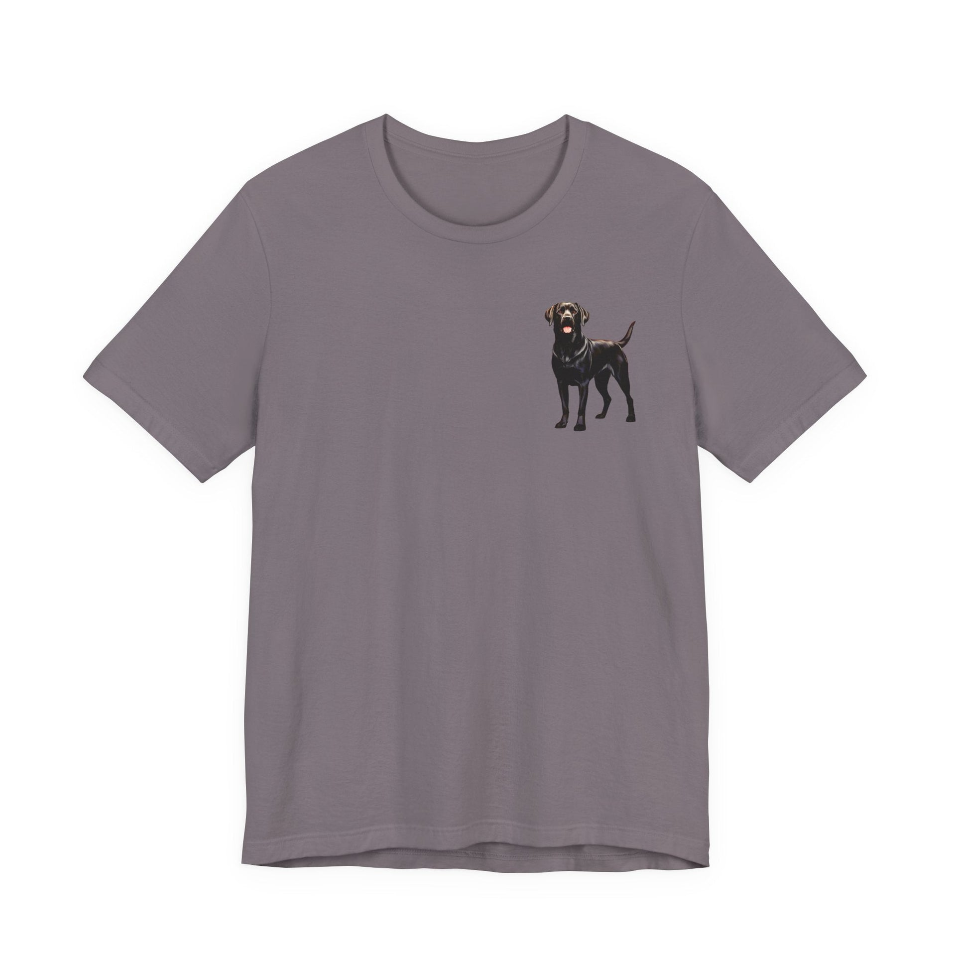 Black Labrador Retriever Front & Back Printed T-shirt - Pets & Animals - Harvey Ltd