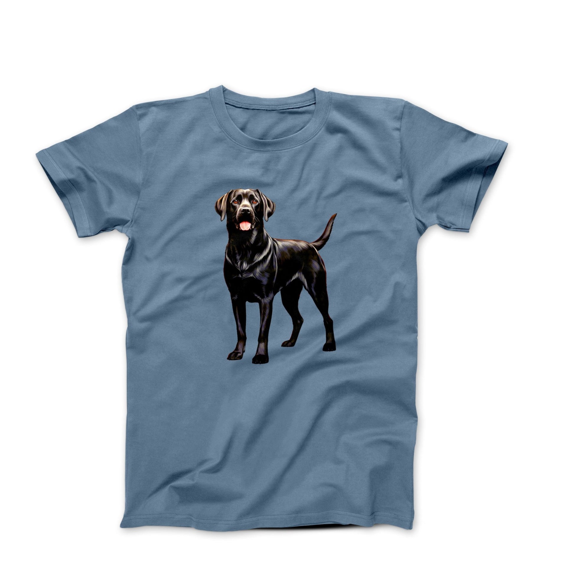 Black Labrador Retriever Illustration T-shirt - Pets & Animals - Harvey Ltd
