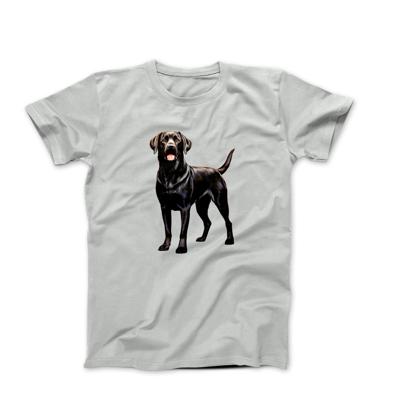 Black Labrador Retriever Illustration T-shirt - Pets & Animals - Harvey Ltd