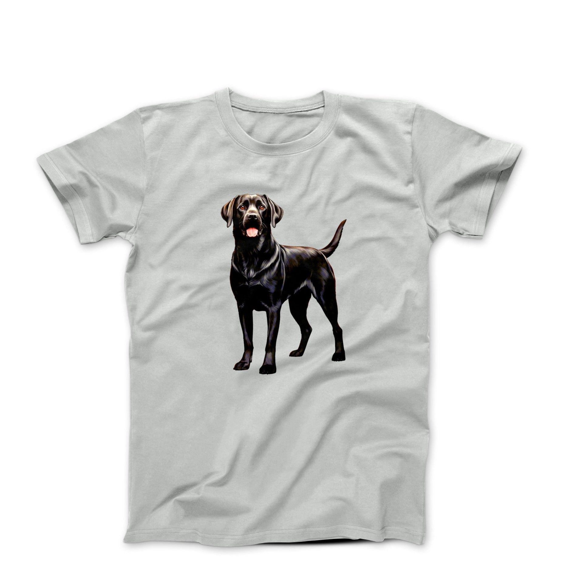 Black Labrador Retriever Illustration T-shirt - Pets & Animals - Harvey Ltd