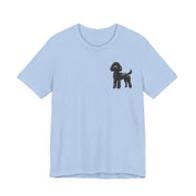 Black Poodle Front & Back Printed T-shirt - Pets & Animals - Harvey Ltd