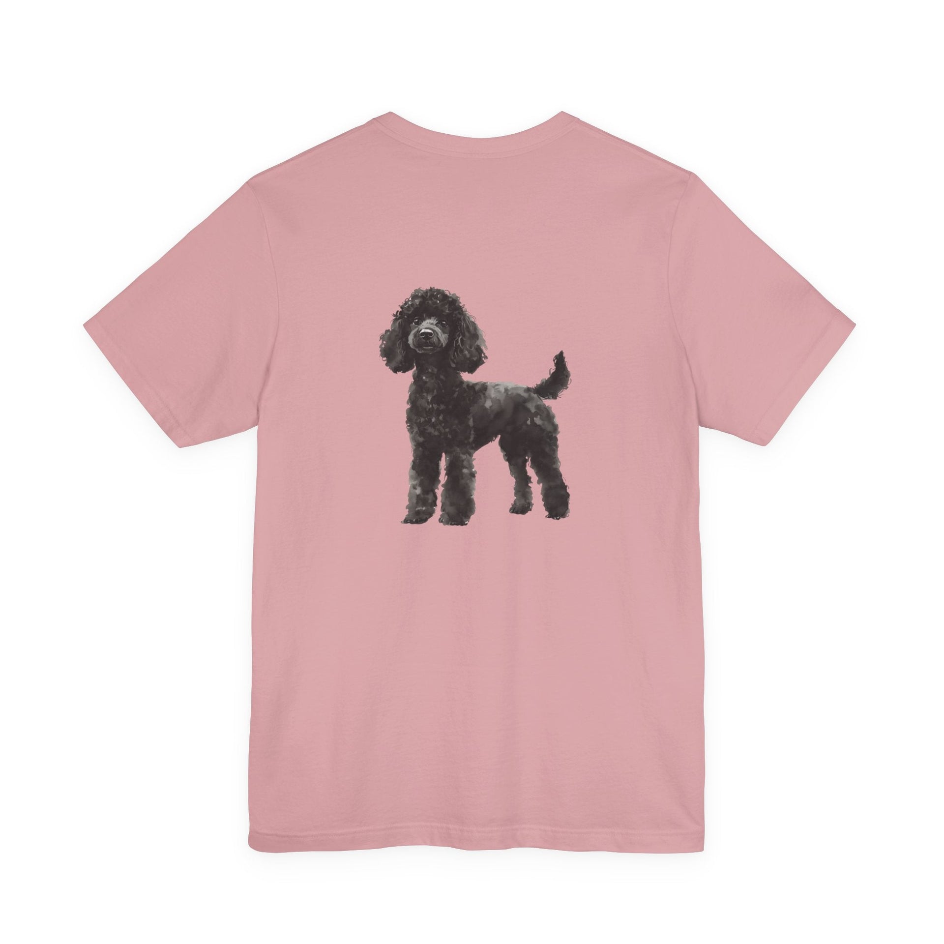 Black Poodle Front & Back Printed T-shirt - Pets & Animals - Harvey Ltd