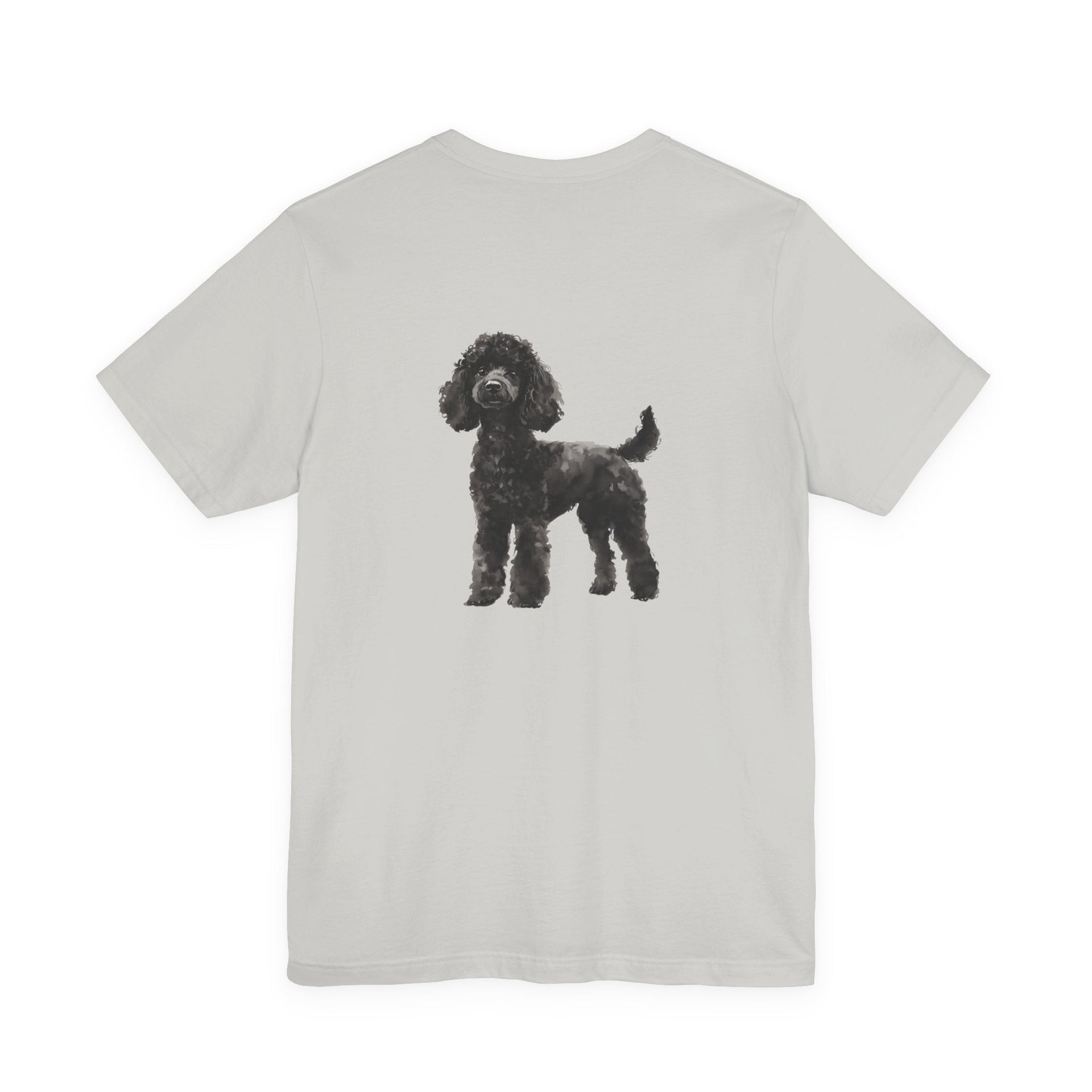 Black Poodle Front & Back Printed T-shirt - Pets & Animals - Harvey Ltd