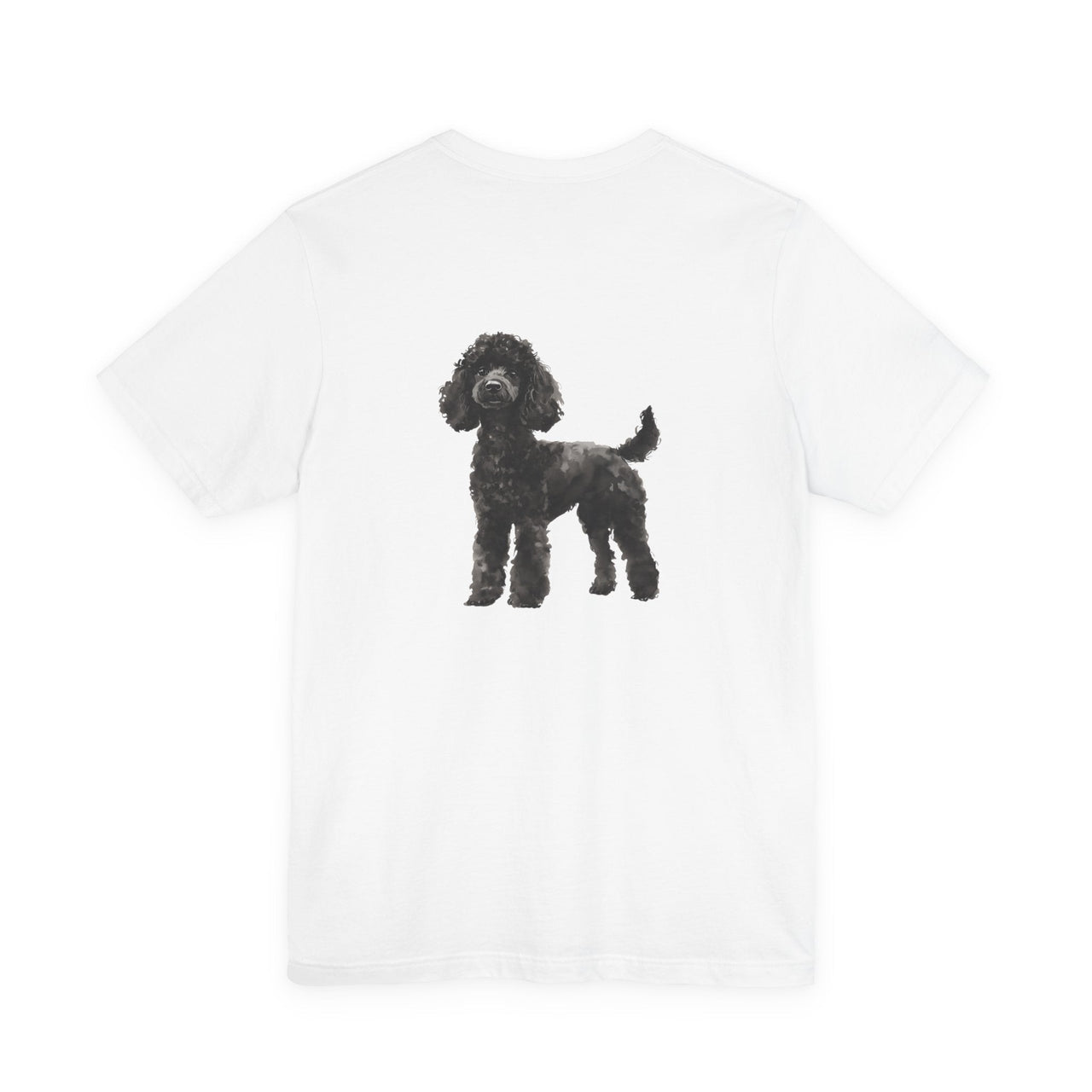 Black Poodle Front & Back Printed T-shirt - Pets & Animals - Harvey Ltd