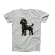 Black Poodle Illustration T-shirt - Pets & Animals - Harvey Ltd