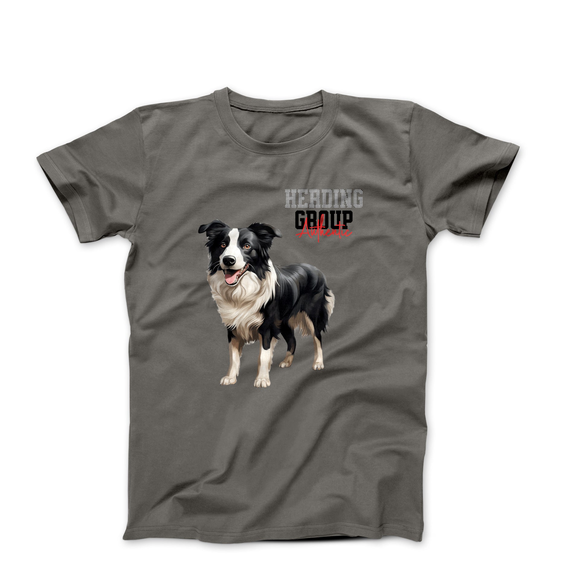 Border Collie Illustration T-shirt- Pets - Harvey Ltd