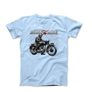 Born To Ride Motorcycle Illustration T-shirt - Cars, Trucks & Cycles - Harvey Ltd