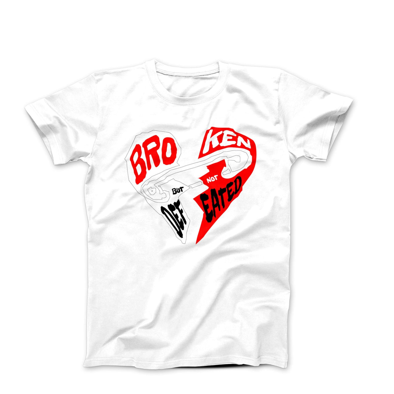 Broken But Not Defeated Illustration T-shirt - Movies, TV & Others - Harvey Ltd