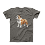Bulldog Sketch Illustration T-shirt - Pets & Animals - Harvey Ltd