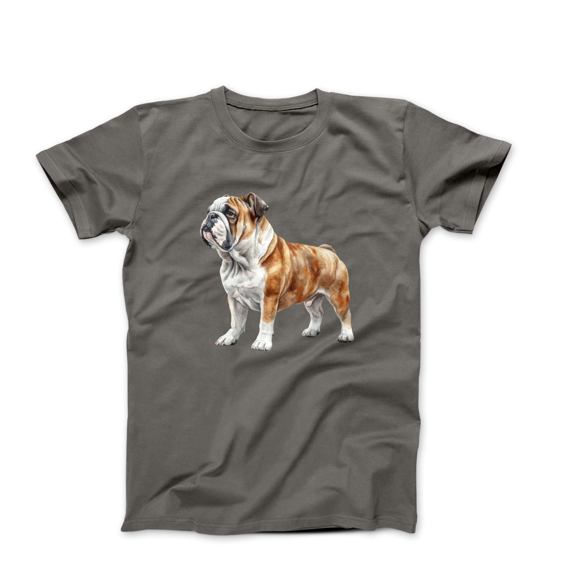 Bulldog Sketch Illustration T-shirt - Pets & Animals - Harvey Ltd