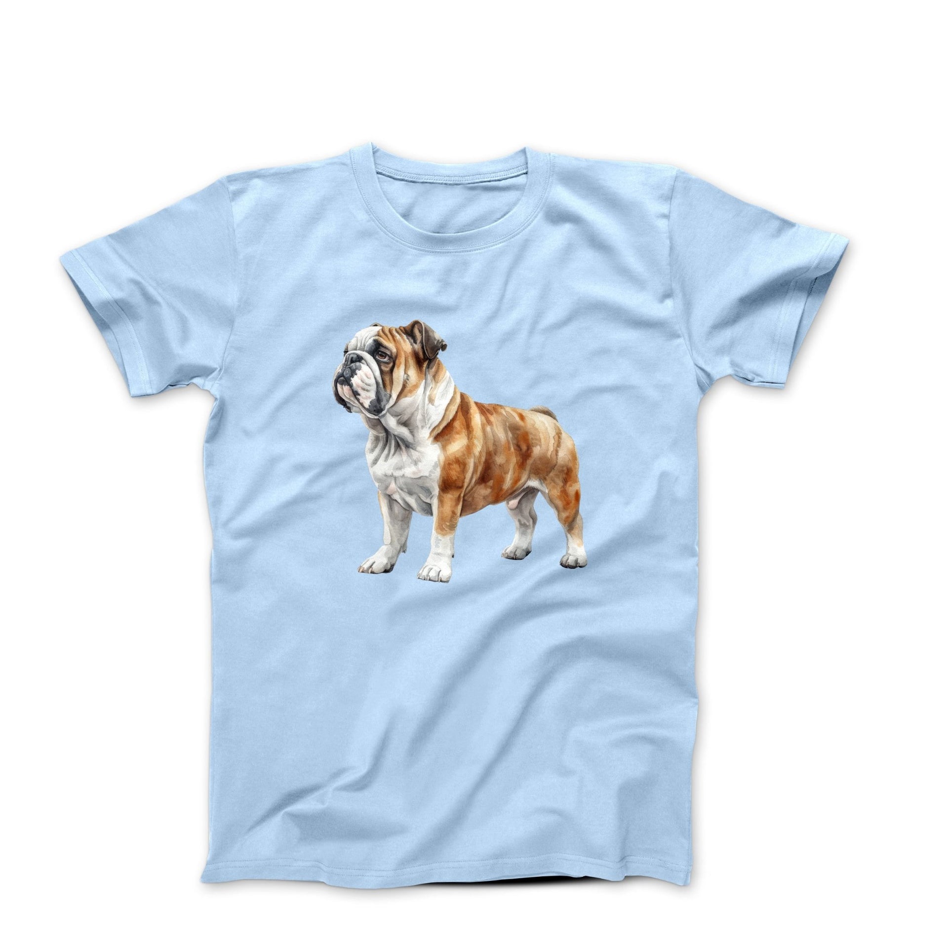 Bulldog Sketch Illustration T-shirt - Pets & Animals - Harvey Ltd