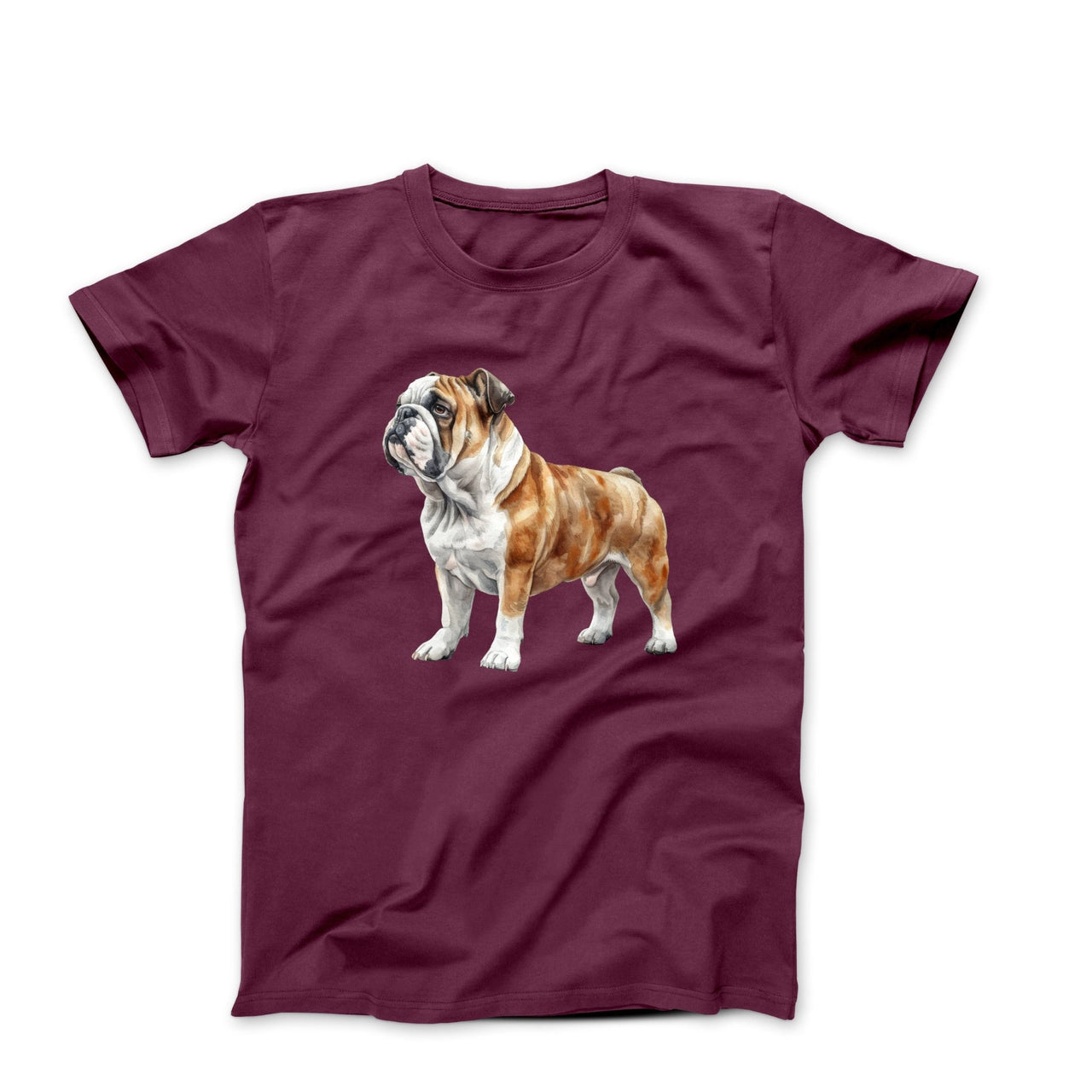 Bulldog Sketch Illustration T-shirt - Pets & Animals - Harvey Ltd