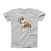 Bulldog Sketch Illustration T-shirt - Pets & Animals - Harvey Ltd