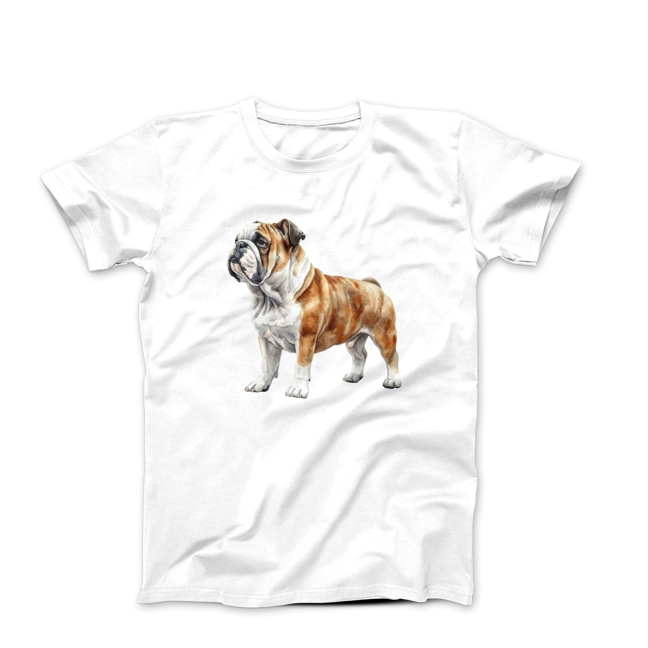 Bulldog Sketch Illustration T-shirt - Pets & Animals - Harvey Ltd