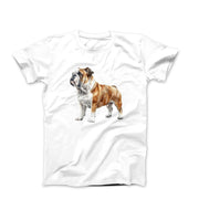Bulldog Sketch Illustration T-shirt - Pets & Animals - Harvey Ltd