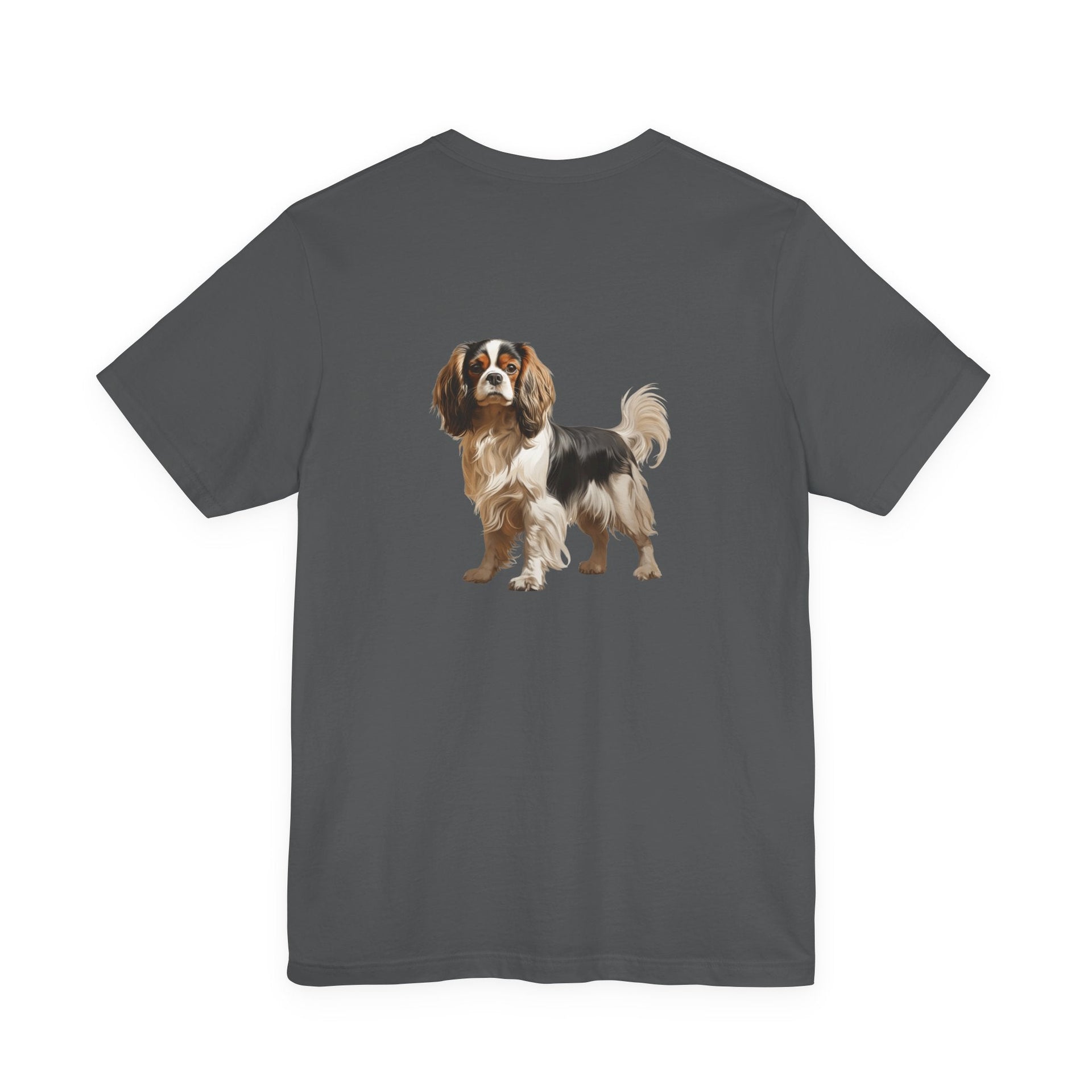 Cavalier King Charles Spaniel Front & Back Printed T-shirt - Pets & Animals - Harvey Ltd