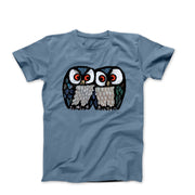 Celestino Piatti The Happy Owls (1964) Art T - shirt - Clothing - Harvey Ltd