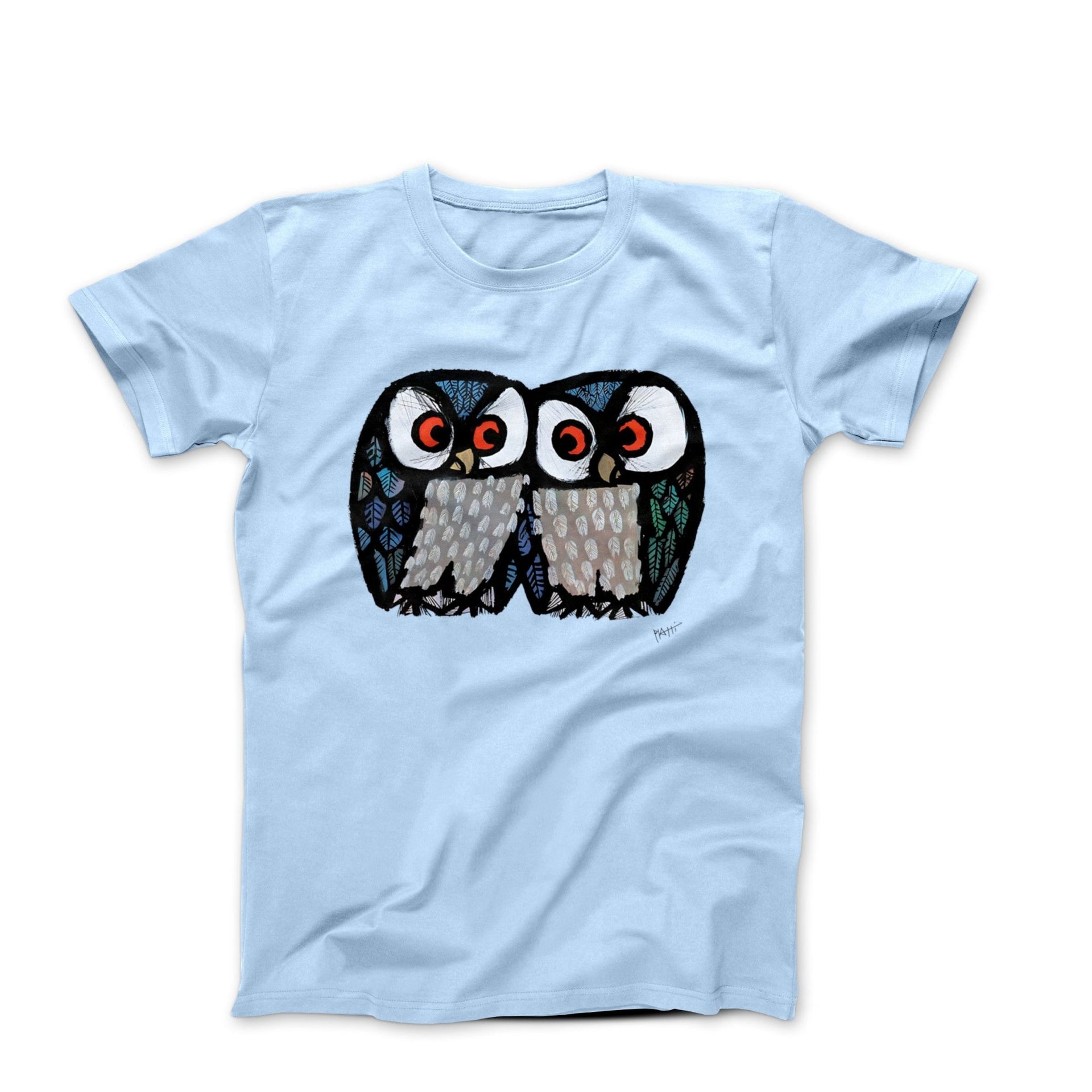 Celestino Piatti The Happy Owls (1964) Art T - shirt - Clothing - Harvey Ltd