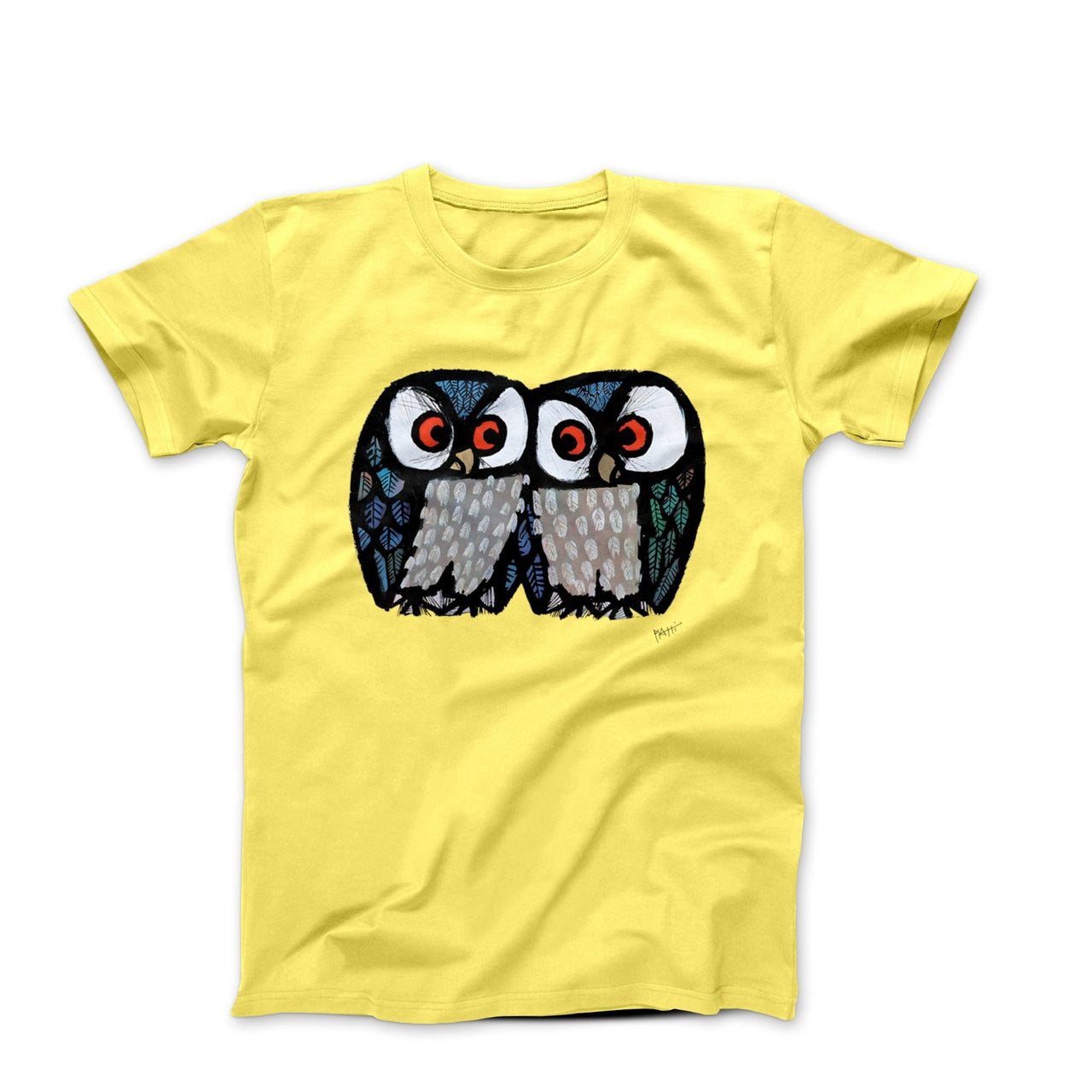 Celestino Piatti The Happy Owls (1964) Art T - shirt - Clothing - Harvey Ltd