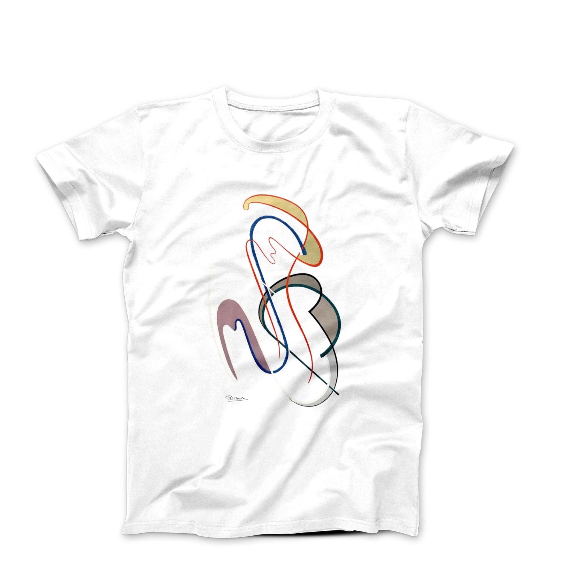 César Domela Composition (1975) T - shirt - Clothing - Harvey Ltd