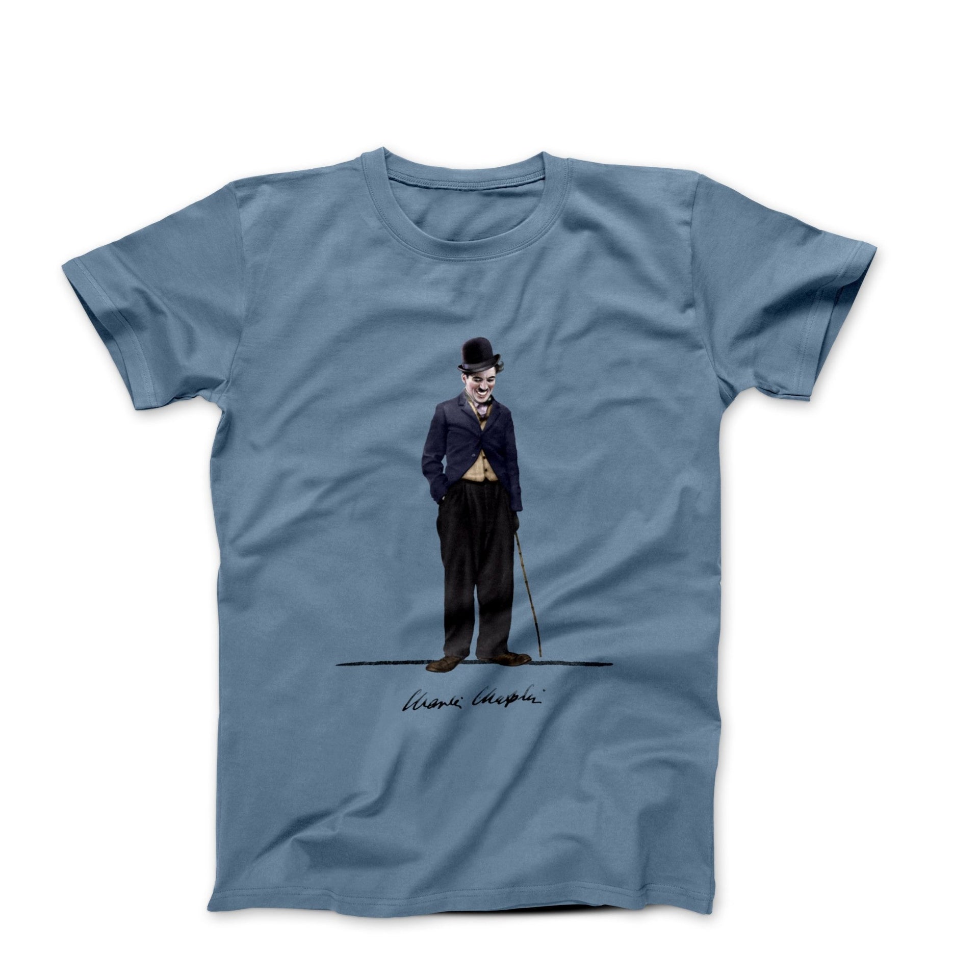 Charlie Chaplin Illustration T - shirt - Clothing - Harvey Ltd