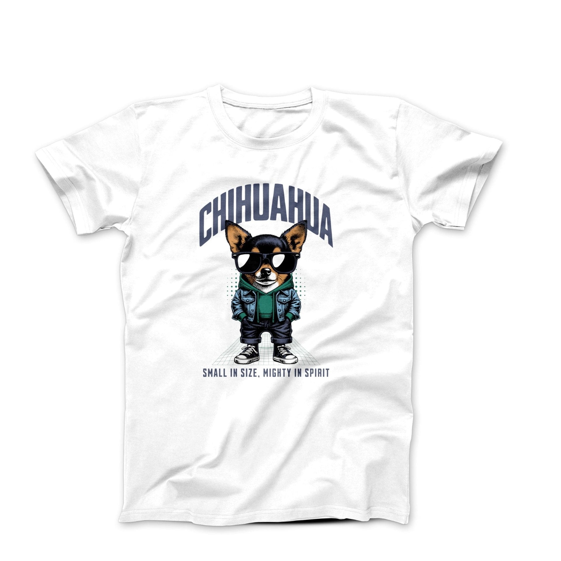 Chihuahua Character Digital Illustration T-shirt - Pets & Animals - Harvey Ltd