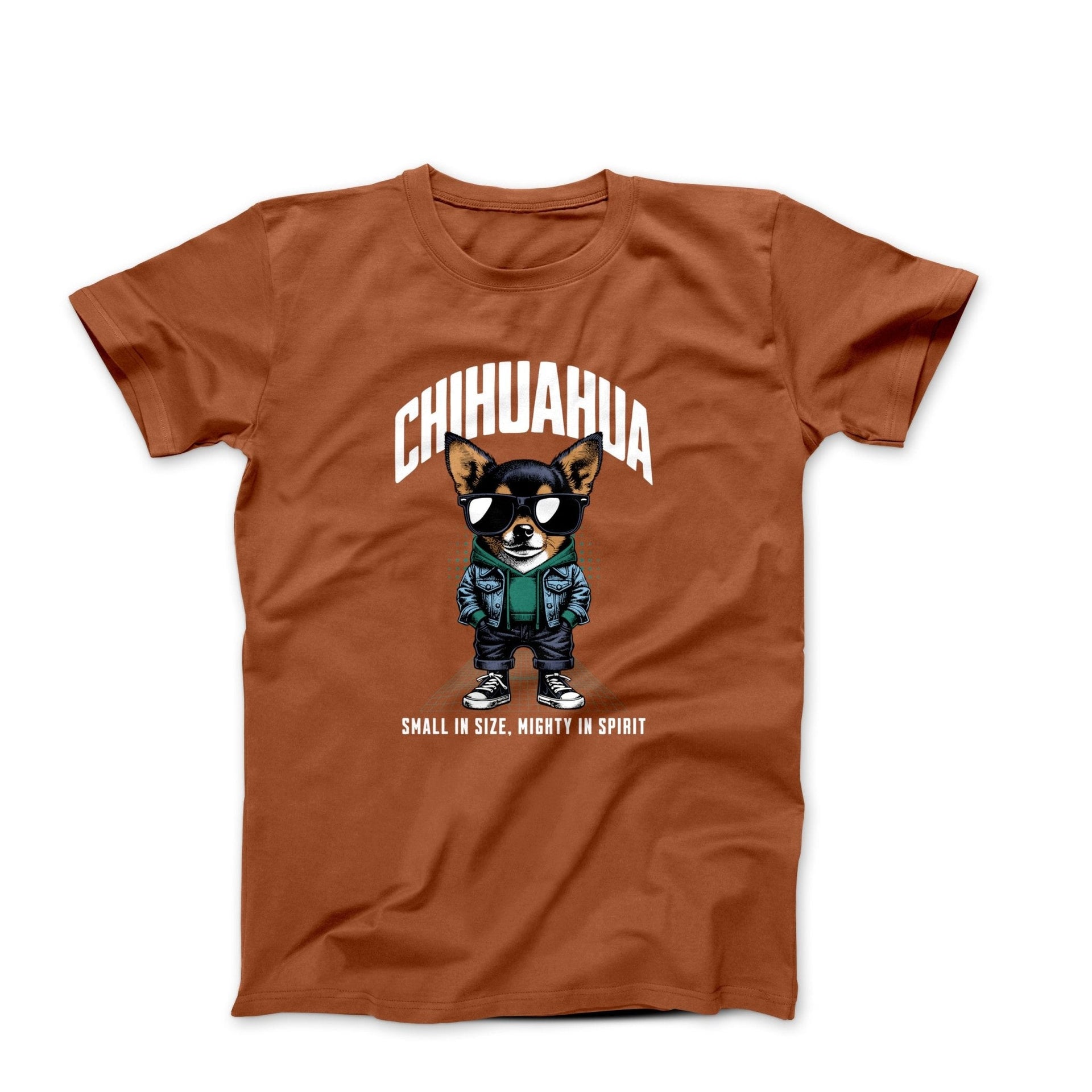 Chihuahua Character Digital Illustration T-shirt - Pets & Animals - Harvey Ltd