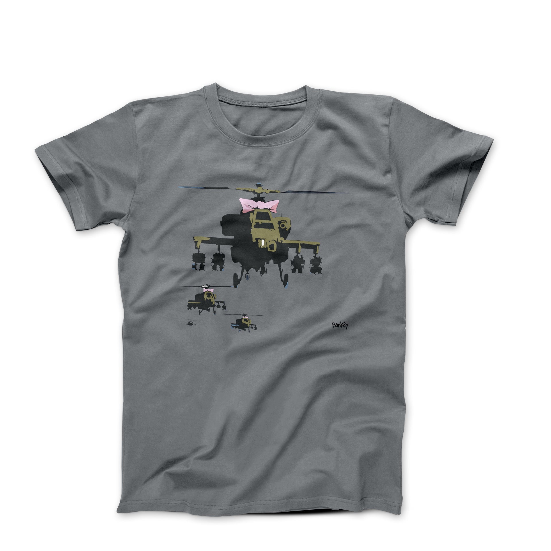 Banksy Happy Choppers Street Art T-shirt - Street, Pop & Media Art - Harvey Ltd