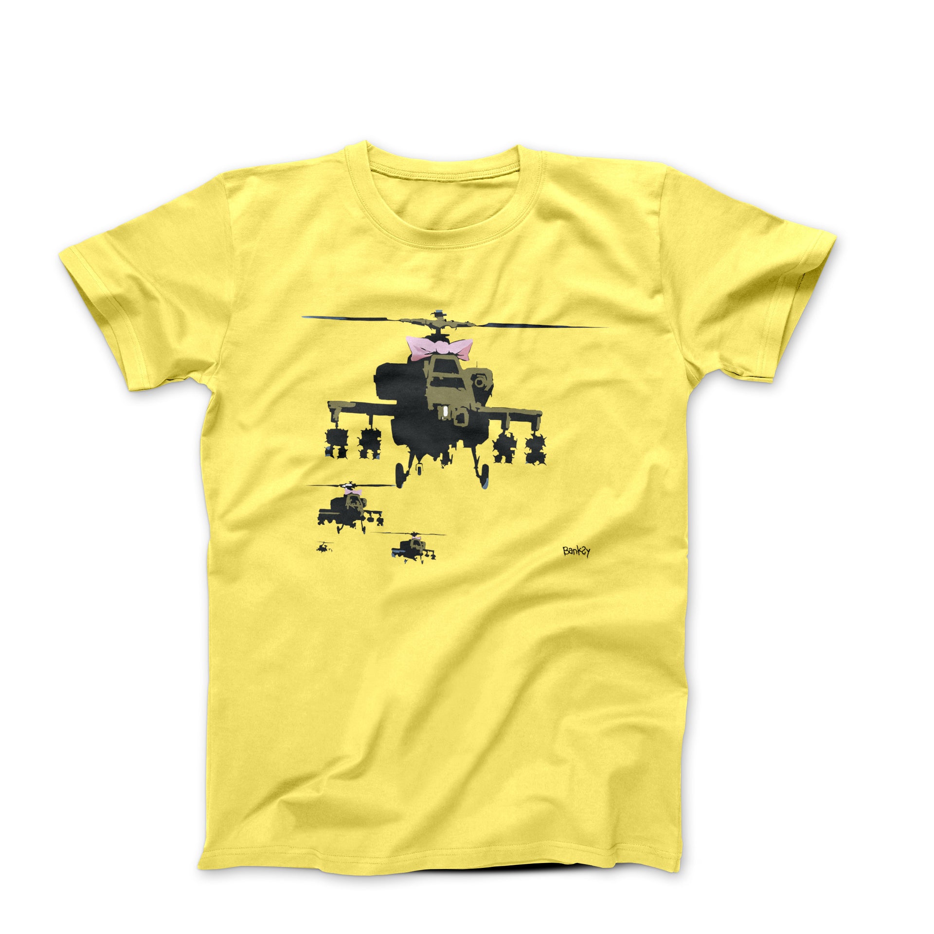Banksy Happy Choppers Street Art T-shirt - Street, Pop & Media Art - Harvey Ltd