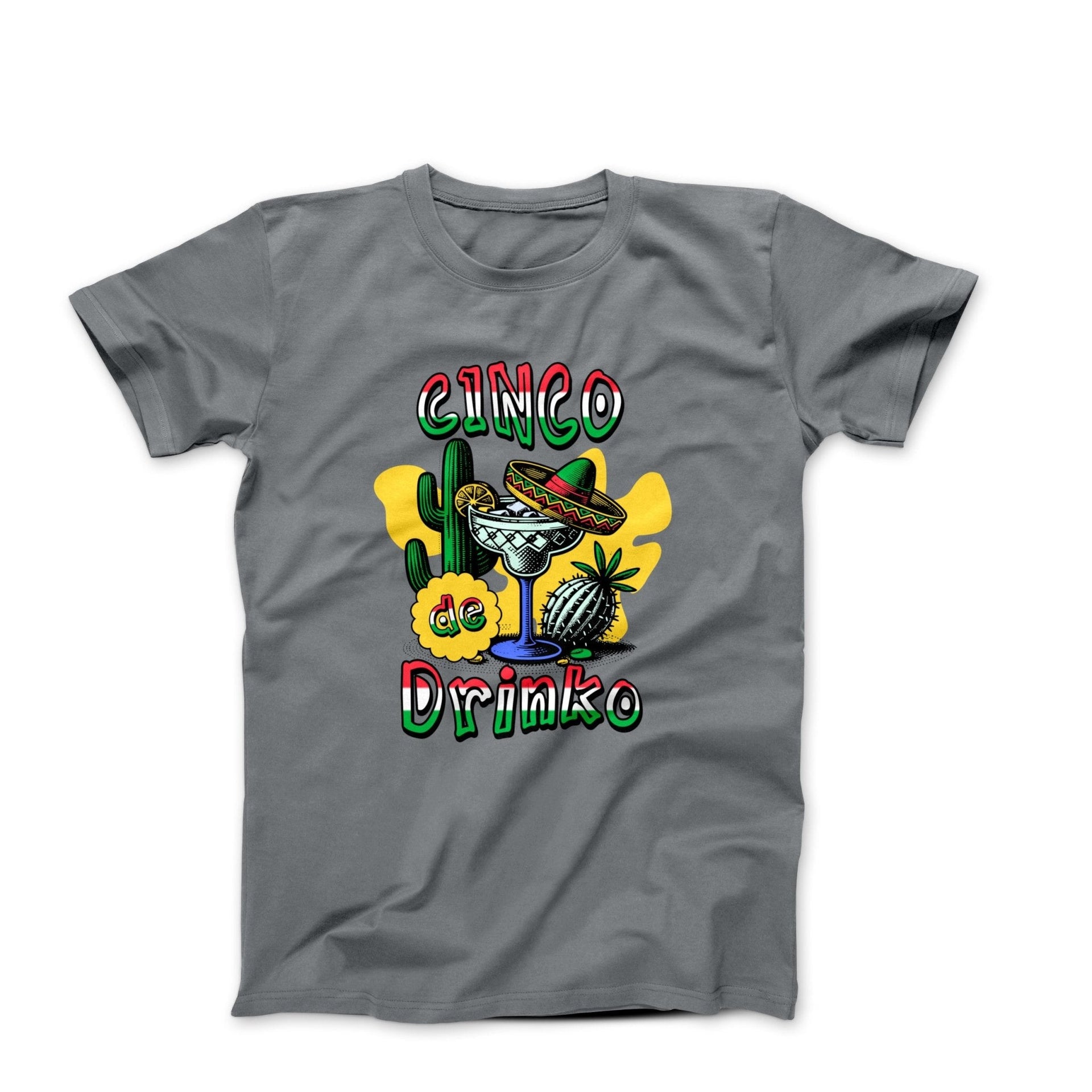 Cinco de Drinko Illustration T-shirt - Humorous, Lifestyle & Others - Harvey Ltd