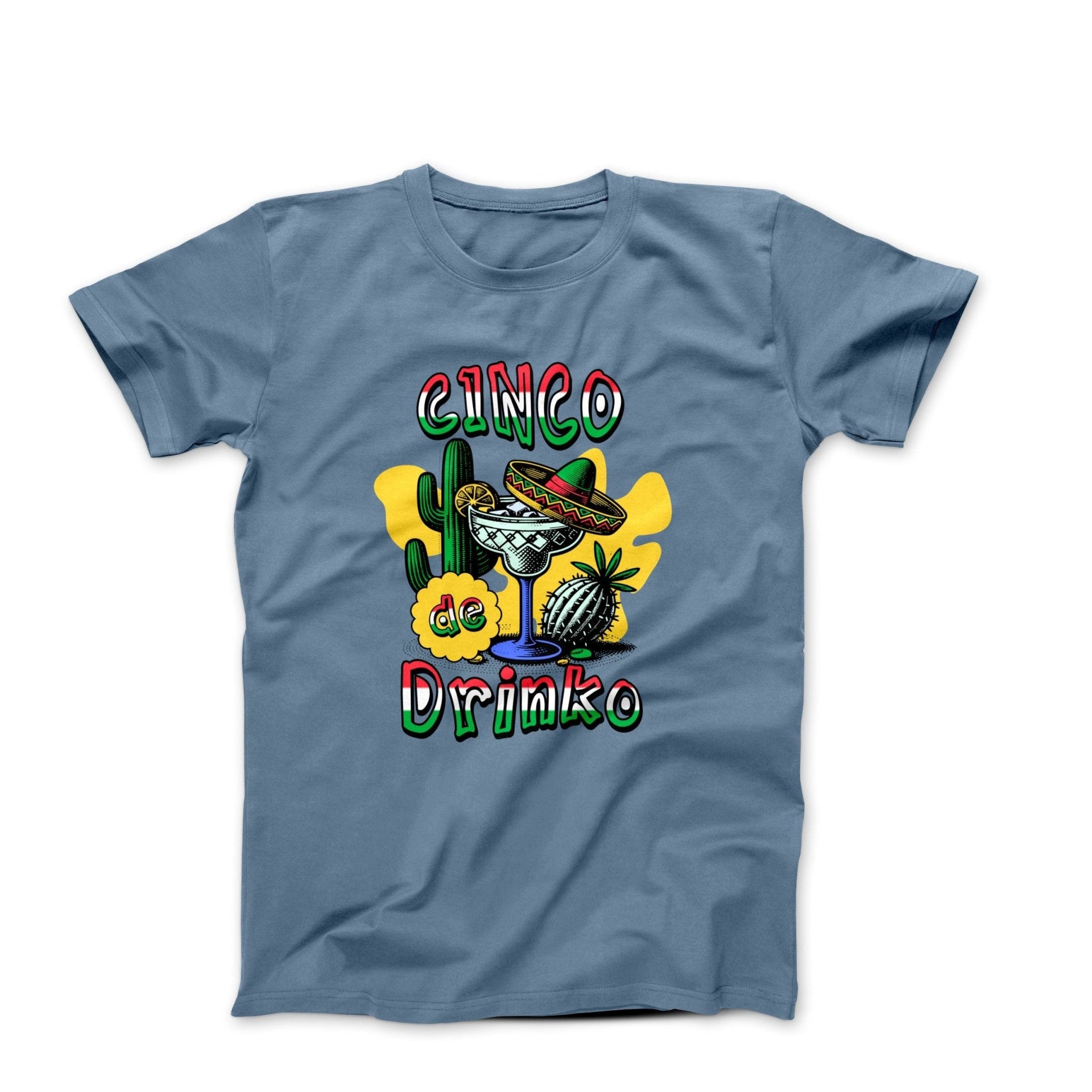 Cinco de Drinko Illustration T-shirt - Humorous, Lifestyle & Others - Harvey Ltd